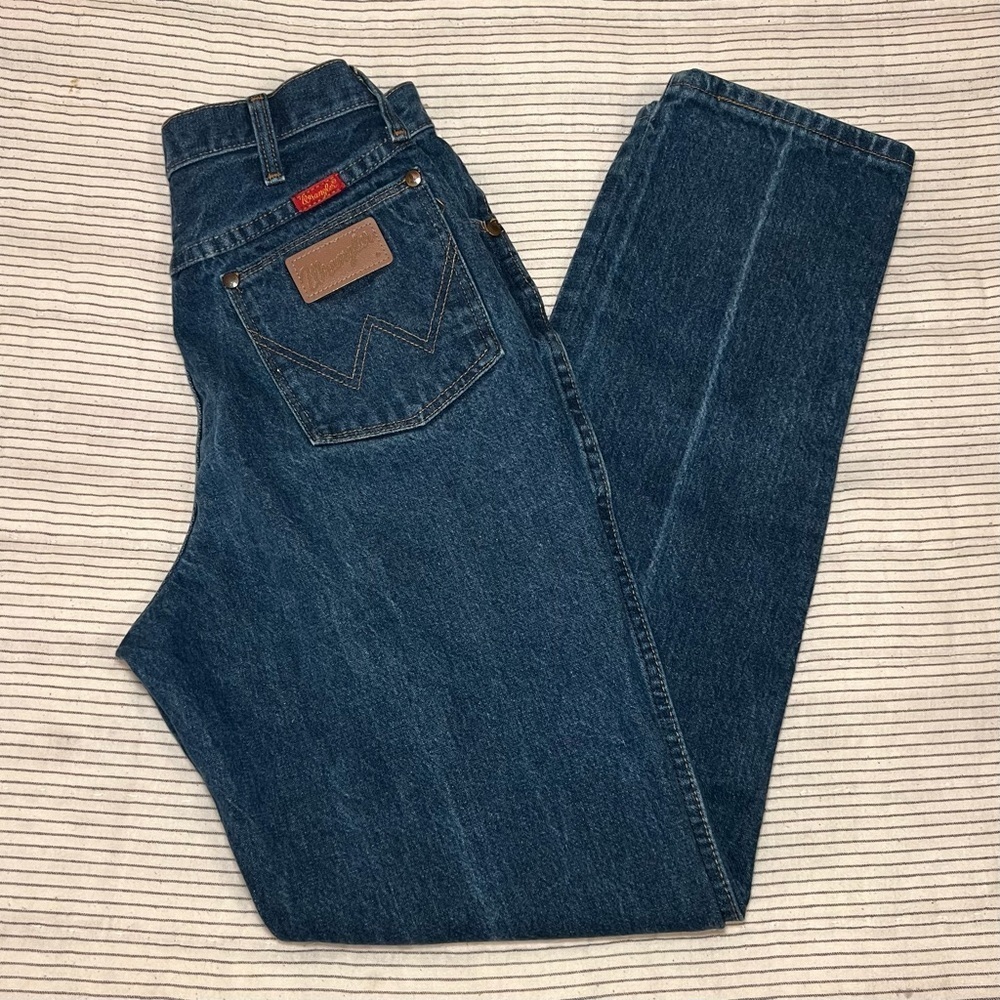 Vintage Wrangler High Rise Straight Leg Jeans
